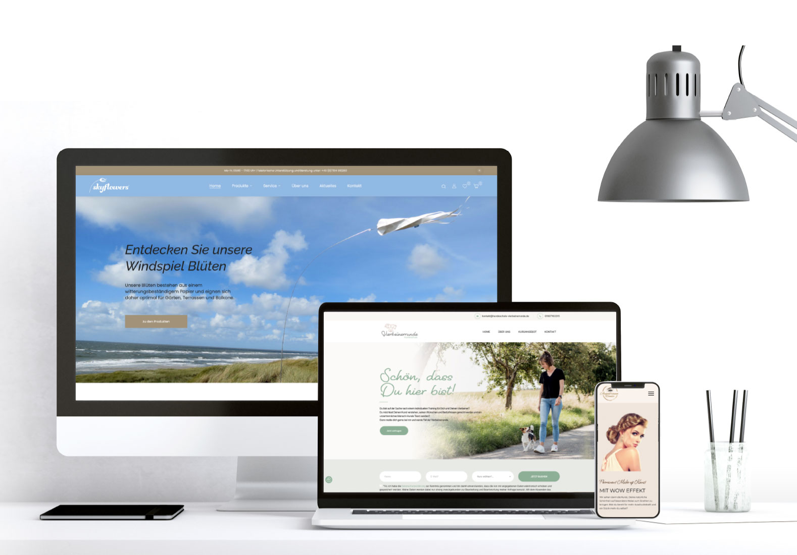 Überzeugen Sie mit Ihrer online Präsenz.